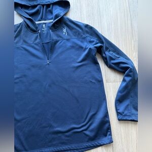 Browning Dark Blue Pullover Large